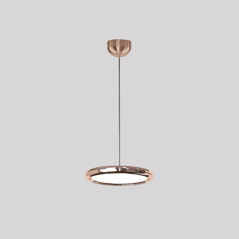 Arisha Modern LED Pendelleuchte Ring Esstisch, 3 Farbe, Metall Acryl