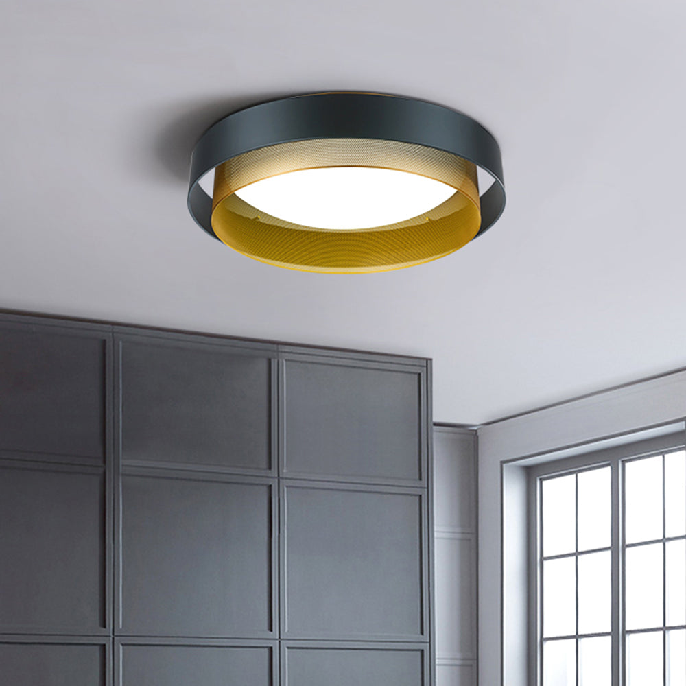 Arisha Moderne LED Deckenleuchte Weiß/Schwarz Wohnzimmer/Esszimmer