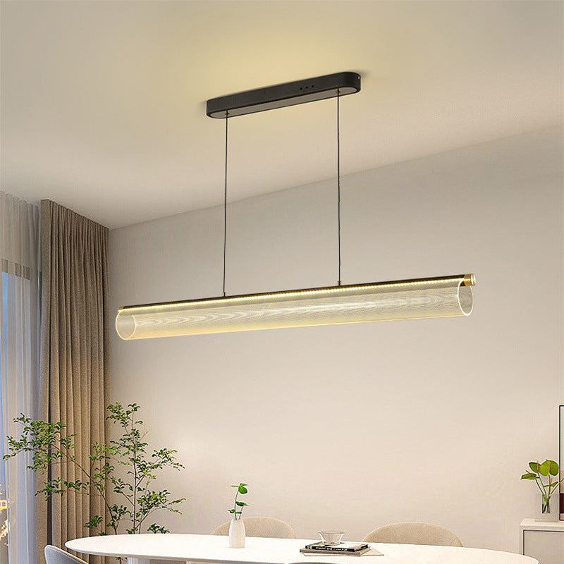 Mira Moderne LED Pendelleuchte Klar Metall Tee/Esszimmer/Wohnzimmer