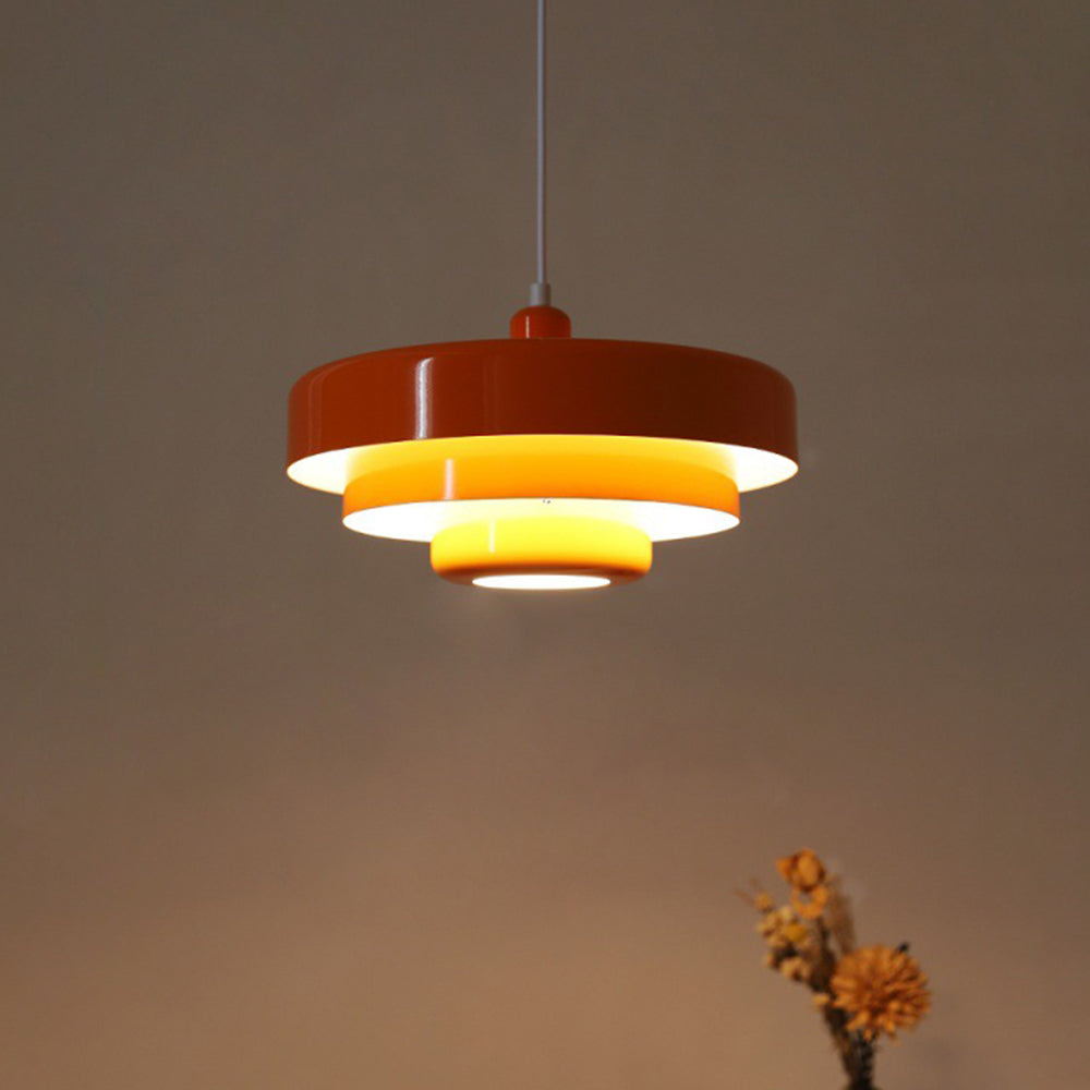 Aria Pendelleuchte Orange/Grün/Weiß Modern LED Wohnzimmer