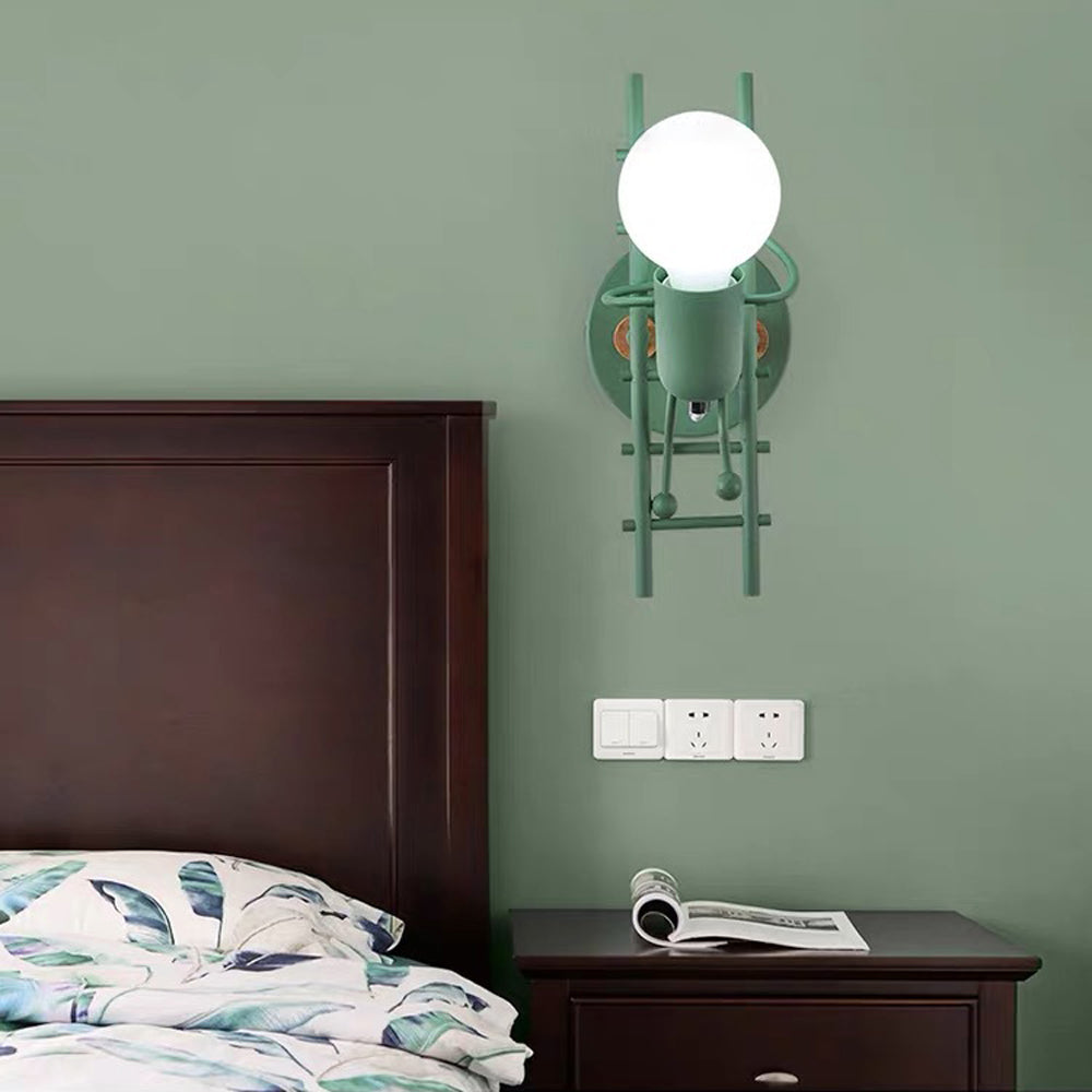 Arisha Modern LED Wandleuchte Arbeitszimmer/Schlafzimmer Weiß/Grau
