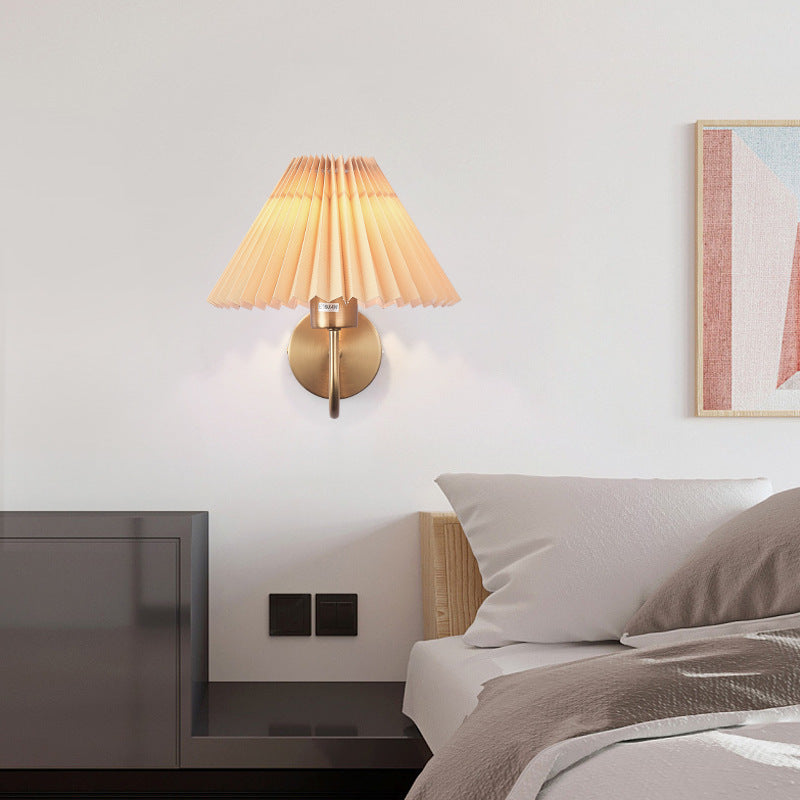 Arisha Vintage LED Innenwandleuchte Schwarz Metall Schlafzimmer