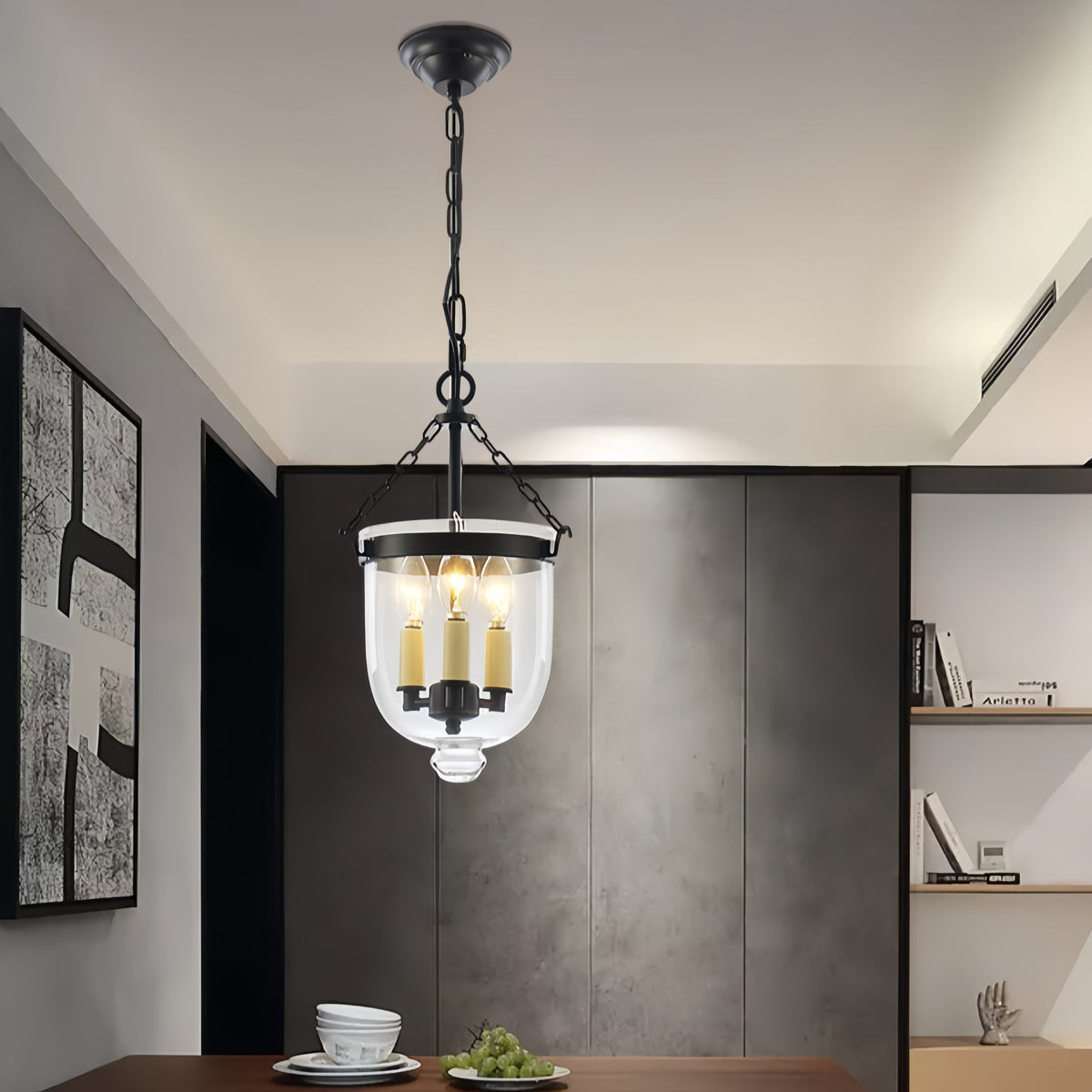 Silva Industriell Kerze LED Pendelleuchte Kücheninsel Wohnzimmer