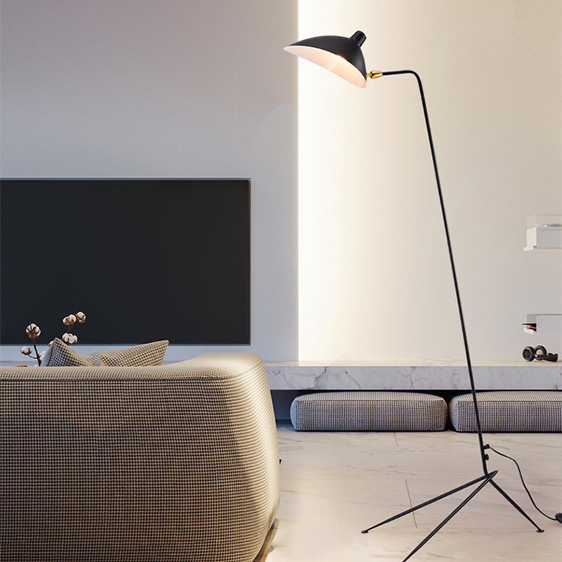 Arisha Stehlampe Bauhaus Schwarz Wohn/Schlafzimmer Dimmbar Modern LED