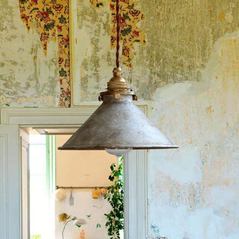 Silva Vintage LED Pendelleuchte Blau Grün Silber Metall Küche