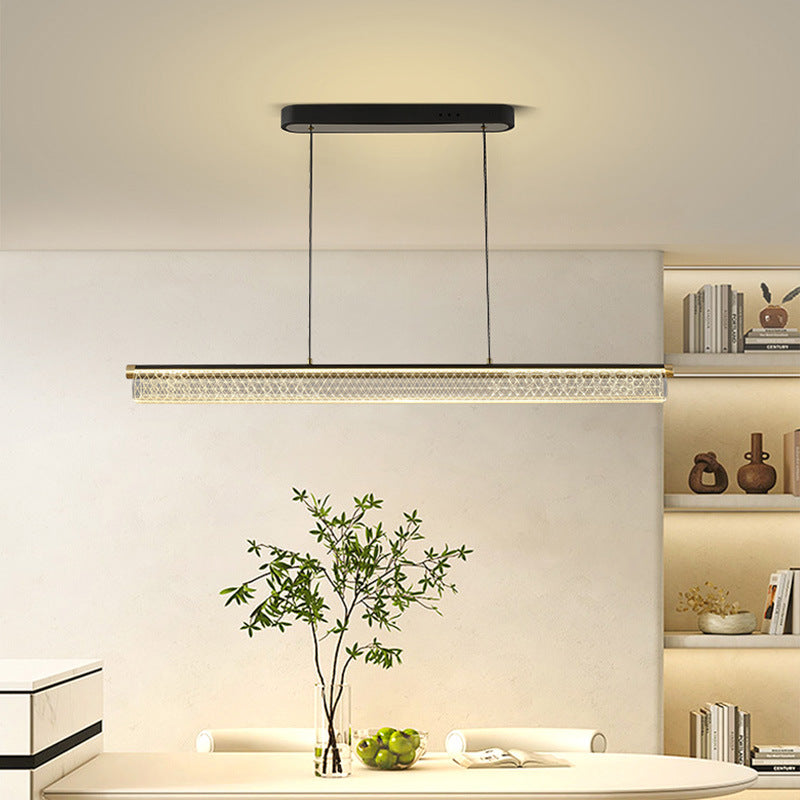 Mira Moderne LED Pendelleuchte Klar Metall Tee/Esszimmer/Wohnzimmer