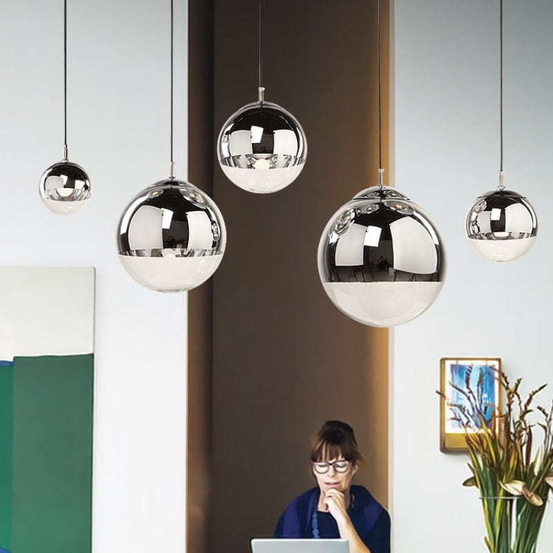 Valentina Industriell Kreativ Metall Glas Pendelleuchte Wohnzimmer