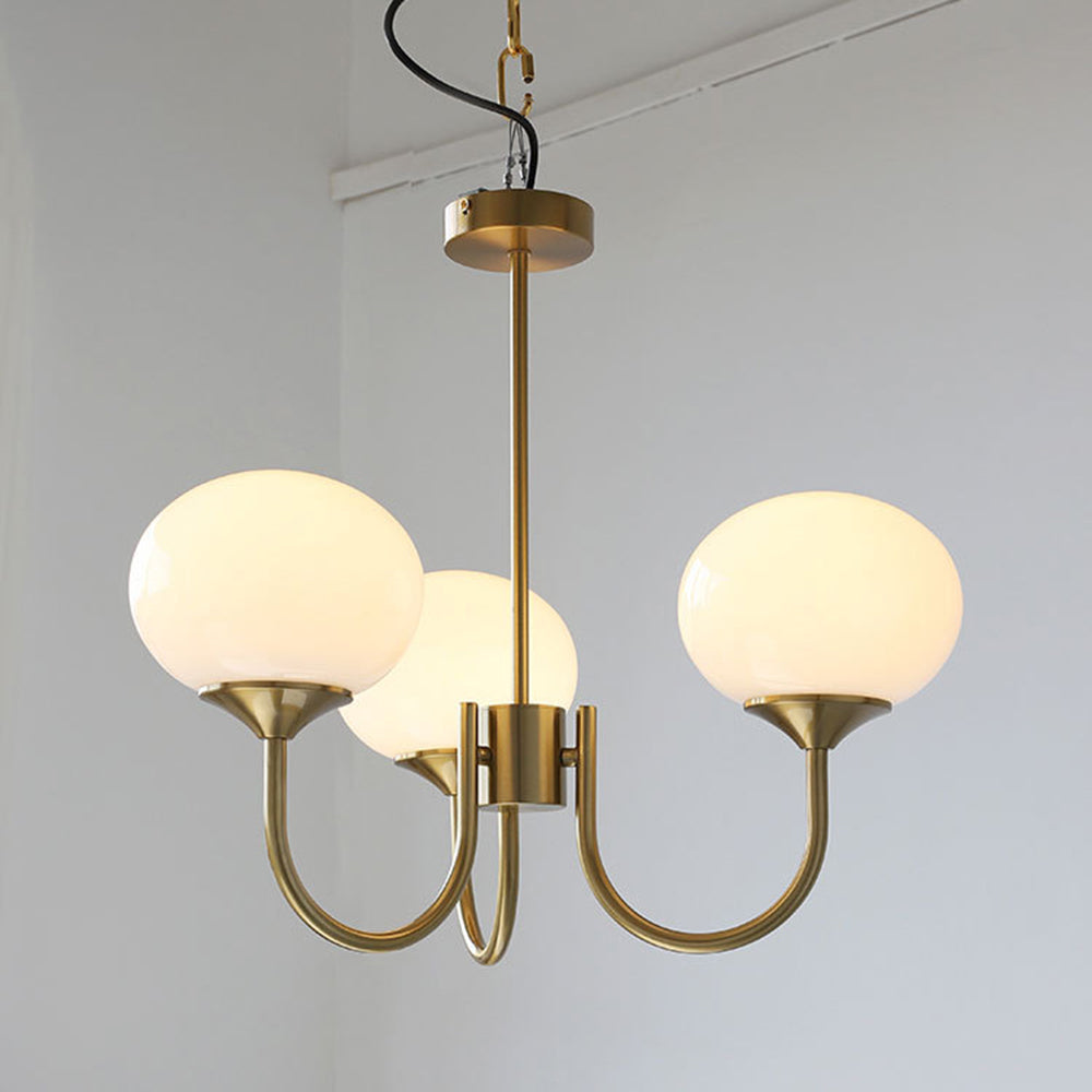 Valentina Modern Kugel LED Pendelleuchte Metall Glas Esstisch Wohnzimmer