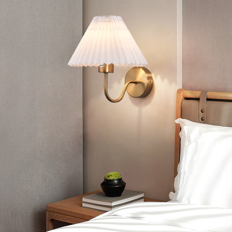 Arisha Vintage LED Innenwandleuchte Schwarz Metall Schlafzimmer