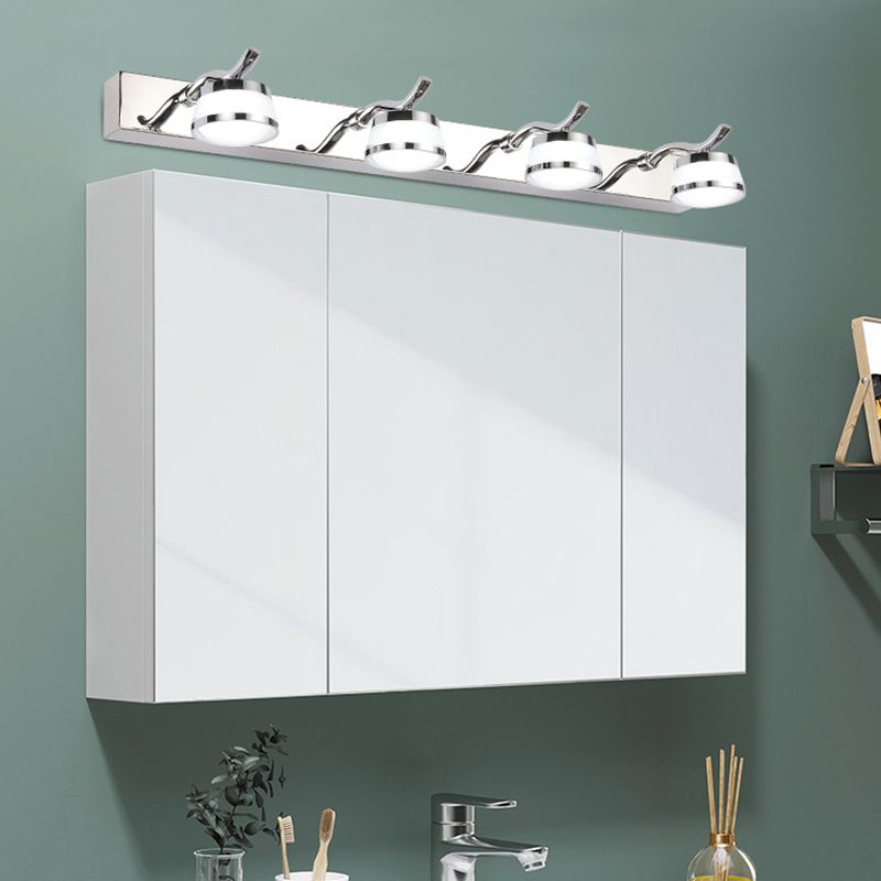 Arisha Modern Globe LED Wandleuchte Weiß Schlaf/Badezimmer Metall Acryl