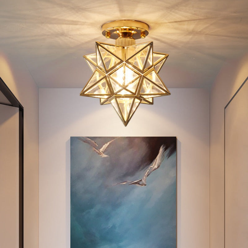 Arisha Design LED Deckenleuchte Metall Schlafzimmer