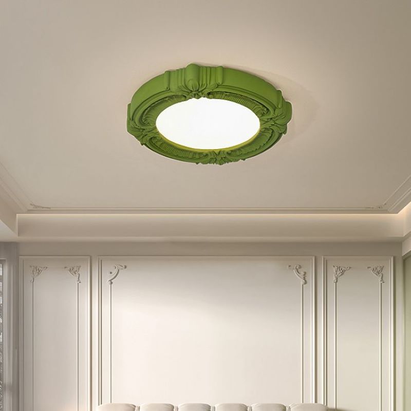 Arisha Retro Französische Deckenleuchte Harz Acryl Schlafzimmer