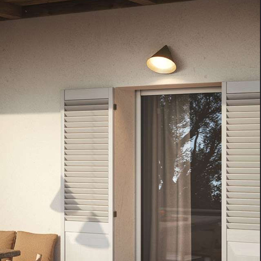 Arisha Vintage Design LED Außenwandleuchte Gold/Schwarz Flur/Garten Metall 3 Größen 24/28/41cm