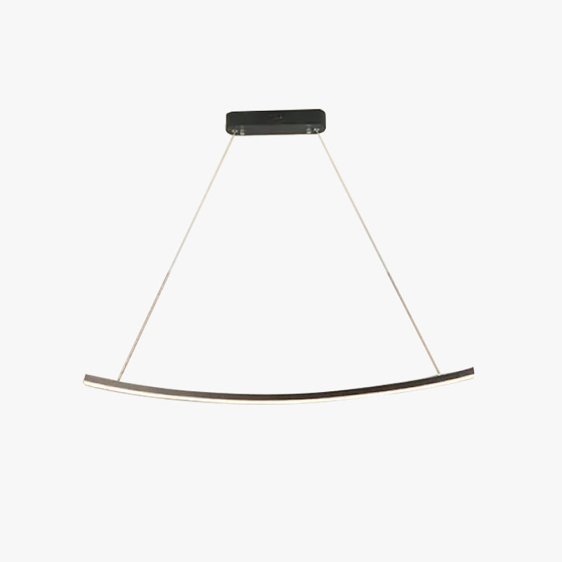 Arisha Minimalistische LED Pendelleuchte Schwarz Schlaf/Wohnzimmer
