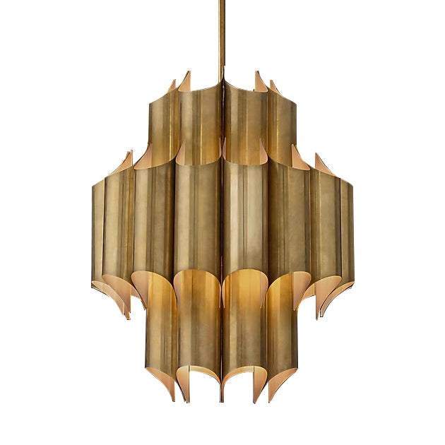 Arisha Modern LED Pendelleuchte Gold Ess/Schlaf/Wohnzimmer Metall