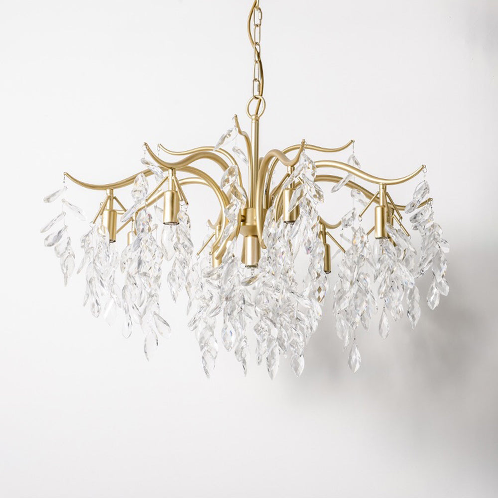 Kristy Kronleuchter Antiquität Schwarz/Gold Wohnzimmer Kristall