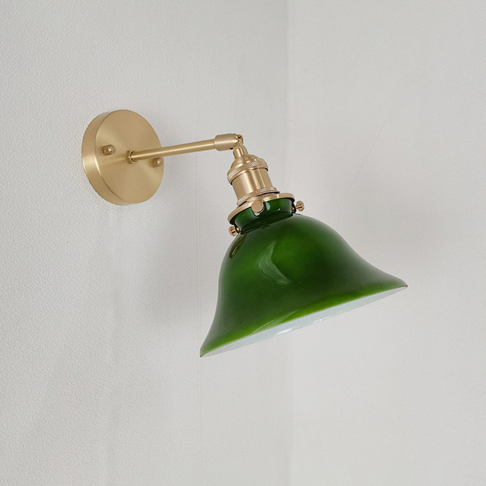 Silva LED Wandleuchte Esszimmer/Wohnzimmer Grün/Weiß Glas