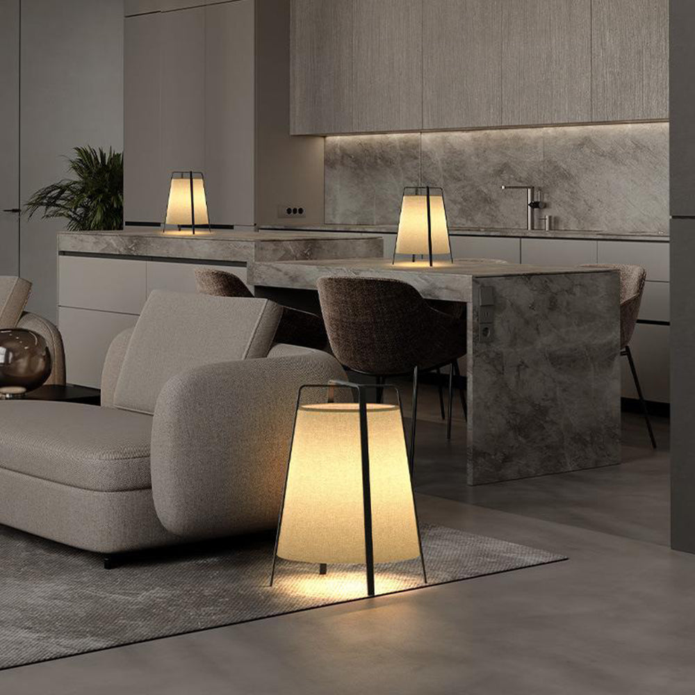 Ritta Modern LED Stehleuchte Geometrisch Wohnzimmer Schlafzimmer, Metall