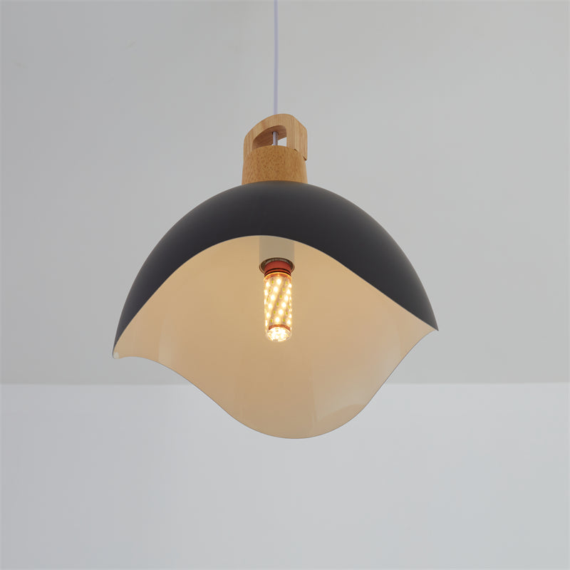 Valentina Design LED Pendelleuchte Schwarz Schlafzimmer/Esszimmer Metall