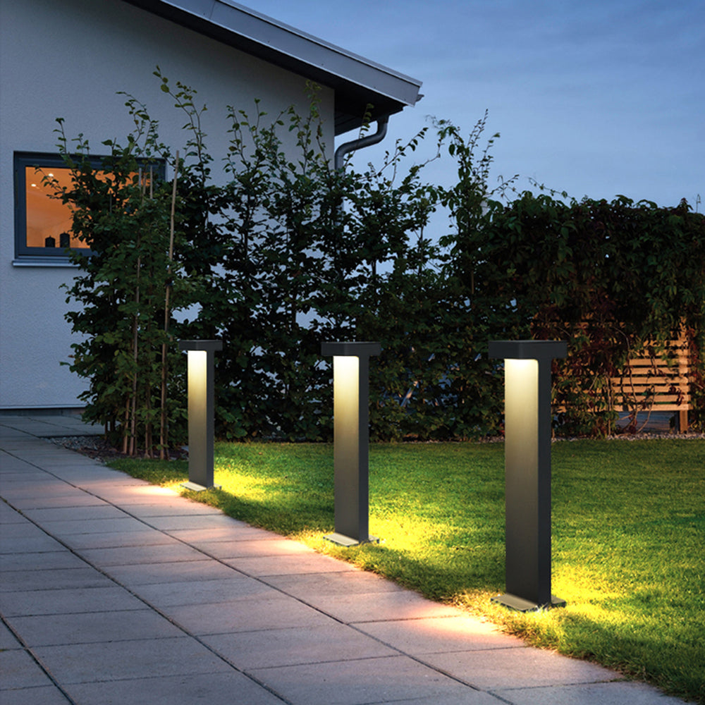 Ray Modern LED T-förmig Außenleuchte Metall Glas Gärten Terrassen