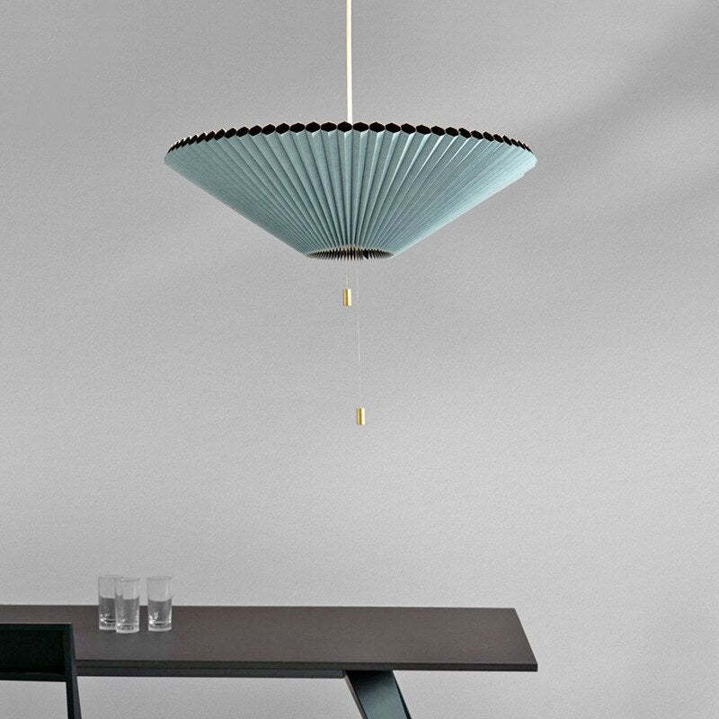 Valentina Moderne Verstellbare Pendelleuchte, Braun/Weiß/Blau