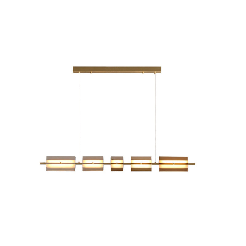 Arisha Modern Pendelleuchte Schwarz/Kupfer, Metall&Glas
