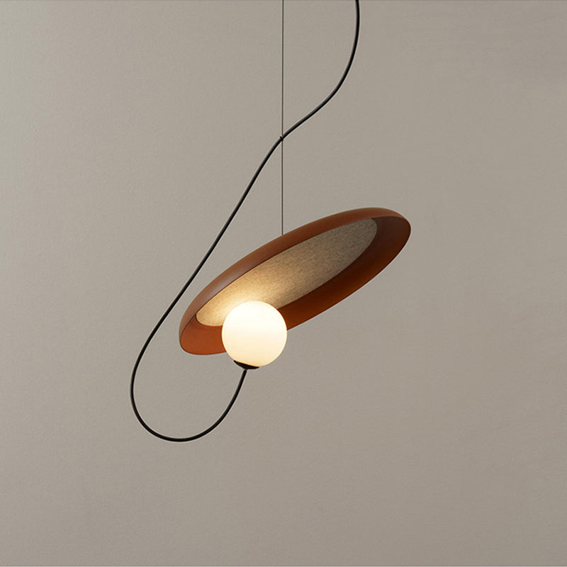 Avi Modern LED Pendelleuchte Ring Esszimmer 3 Farben Acryl/Metall