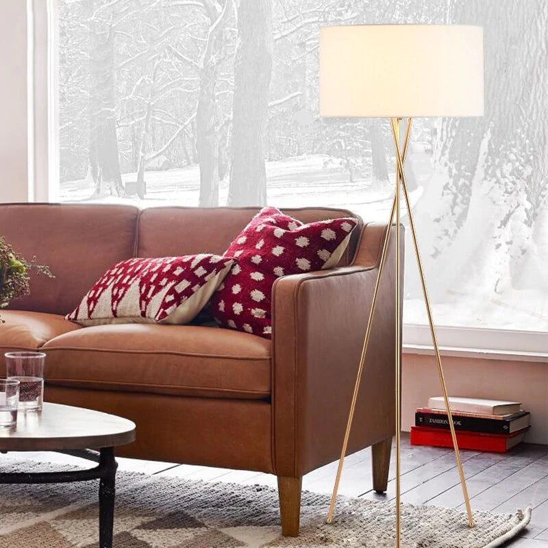 Silva Minimalistische Stehlampe Tischlampe Weiß Schlafzimmer/Büros LED