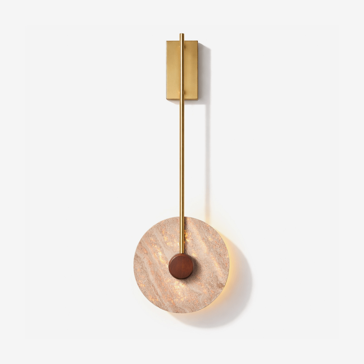 Solven Travertine Wandleuchte