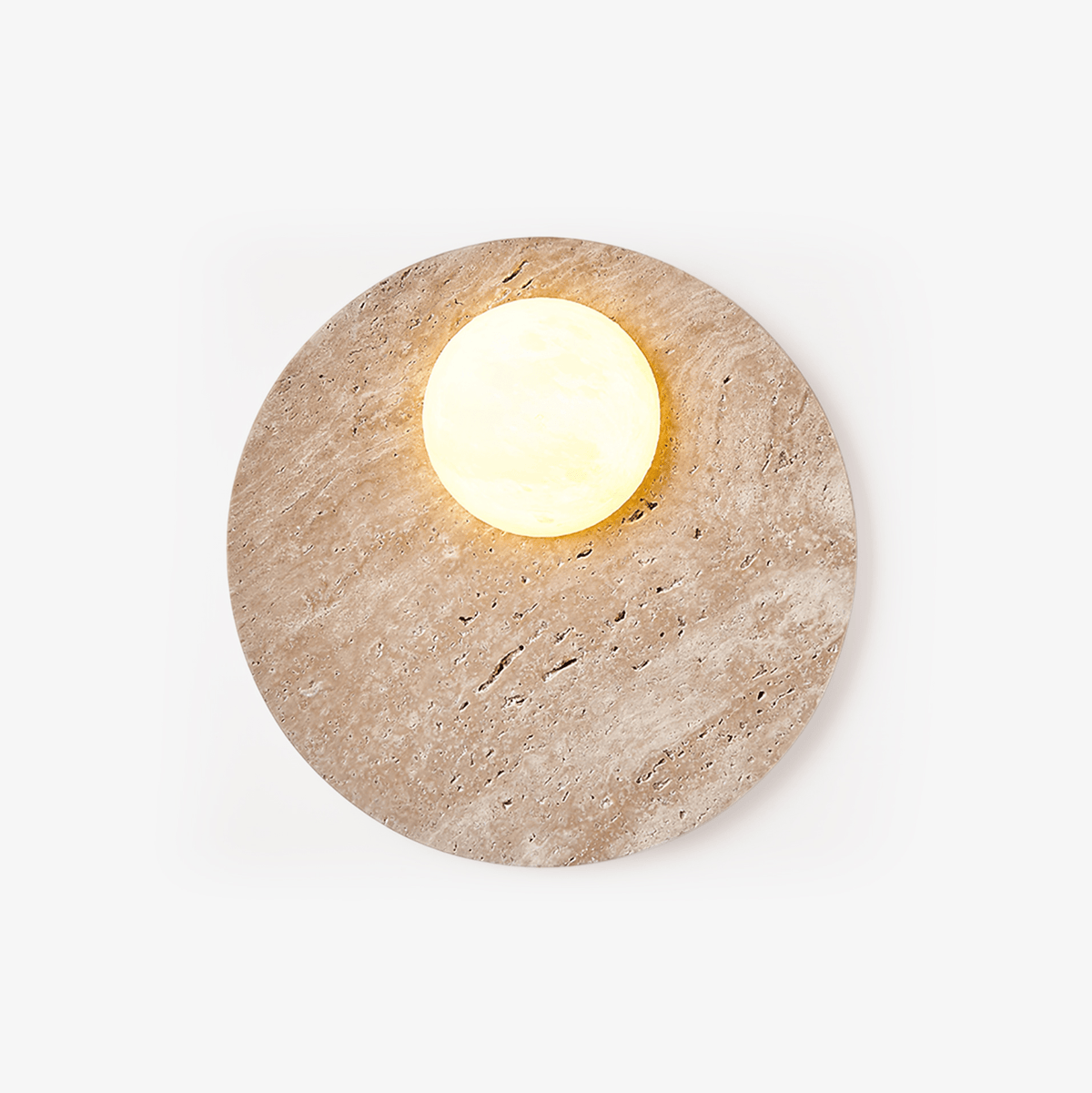 Vizoriel Travertine-Wandleuchte