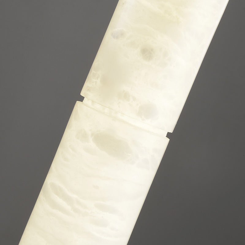 Lira zylindrische Pendelleuchte aus Alabaster