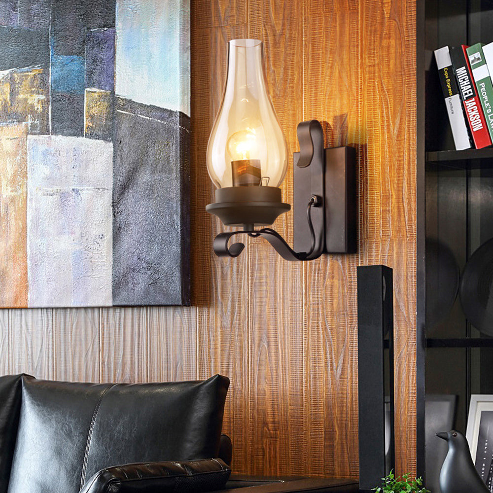 Silva Designer LED Wandlampe Wohnzimmer/Schlafzimmer Holz/Metall