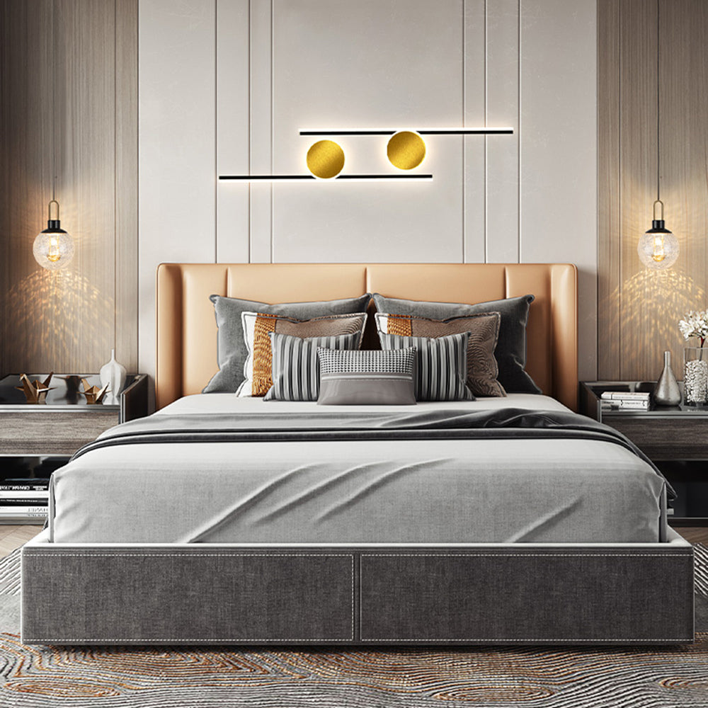 Arisha Wandleuchte, Schwarz & Golden Schlafzimmer, Wohnzimmer