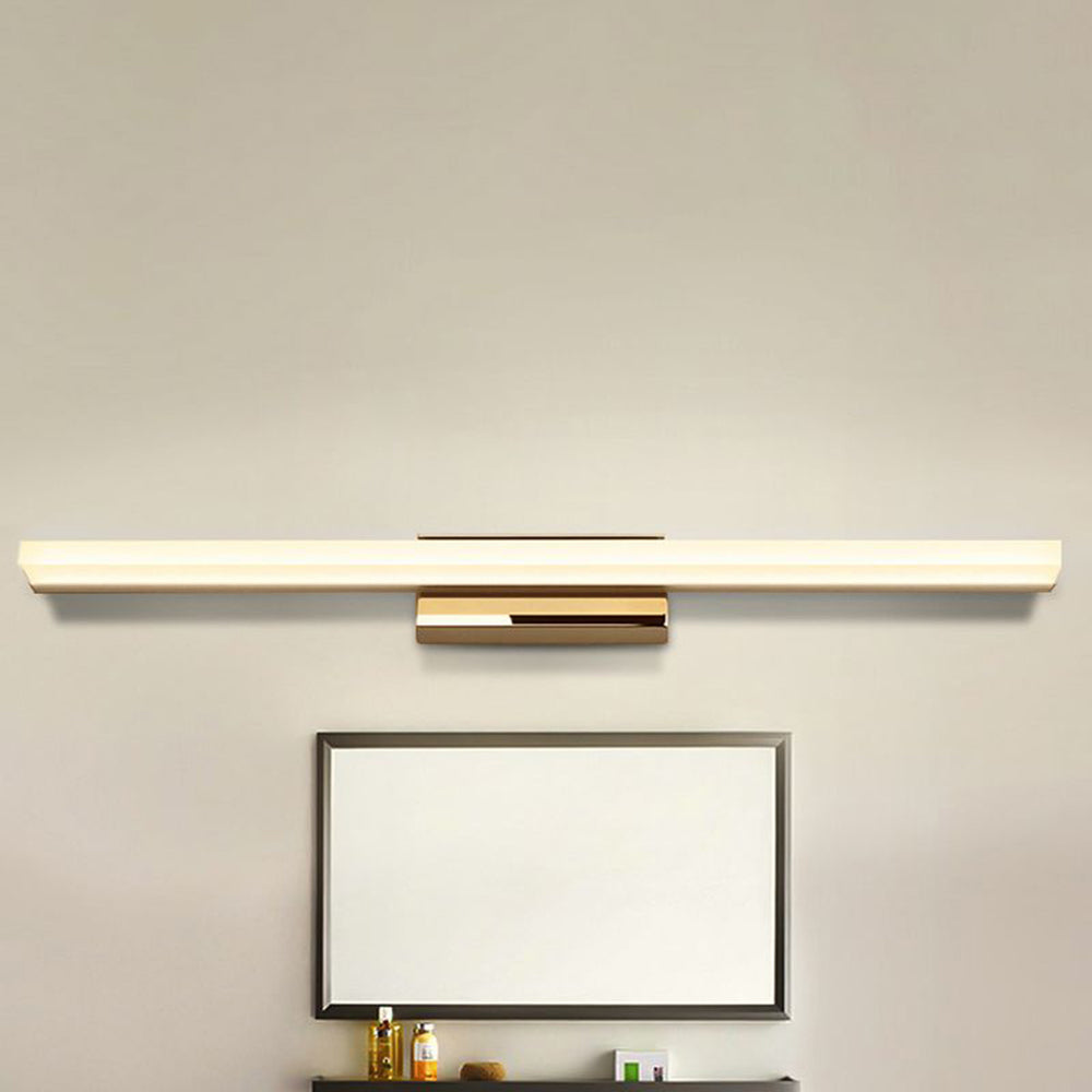 Arisha Wandleuchte Innen Spiegelfront Linear Schwar Badezimmer