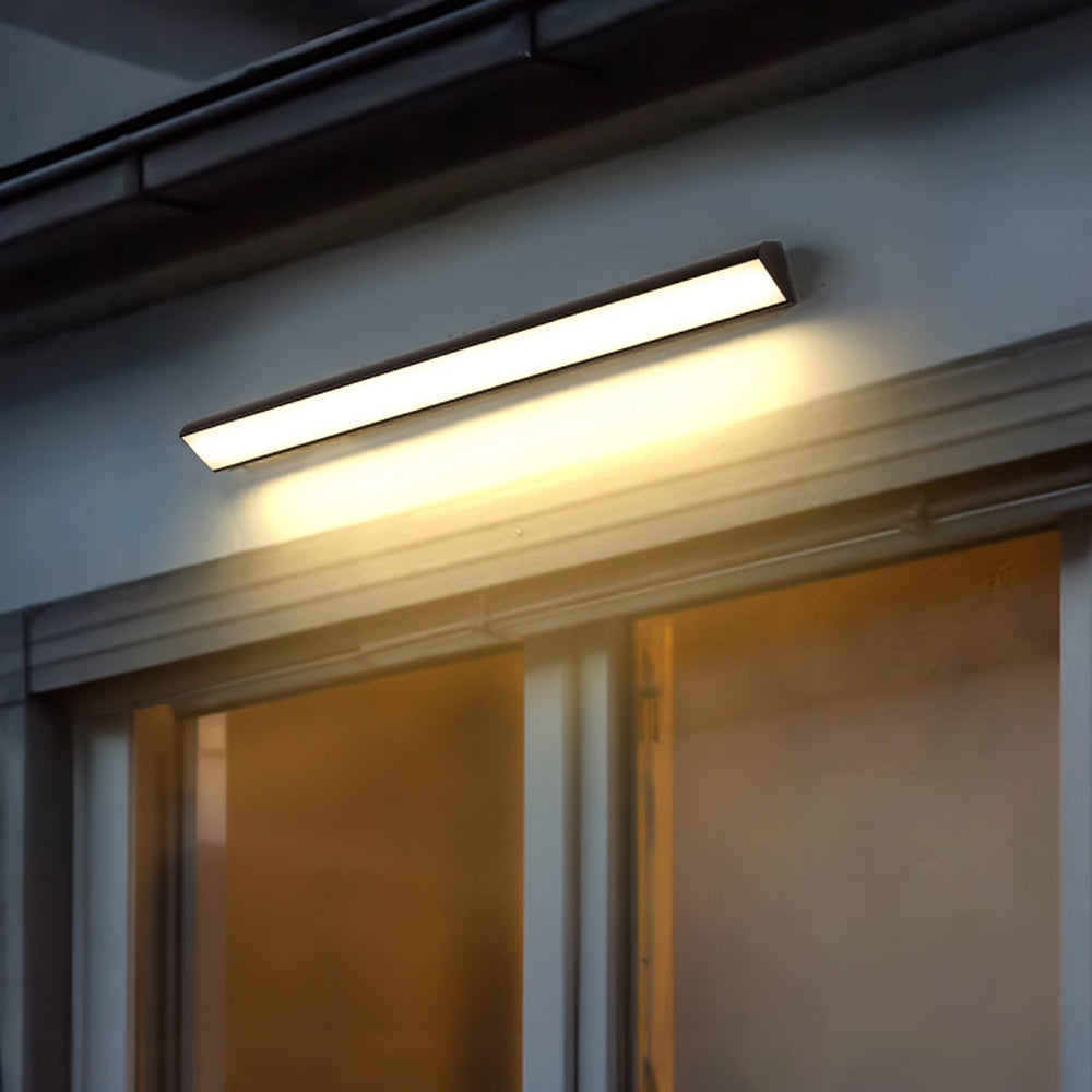 Arisha Minimalistisch Dichte Außenwandleuchte Schwarz Badzimmer/Flur