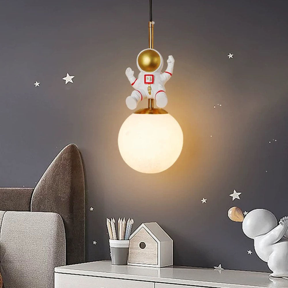 Aria Modern Design LED Pendelleuchte Kinderzimmer/Schlafzimmer Metall 2 Stile dia-15cm
