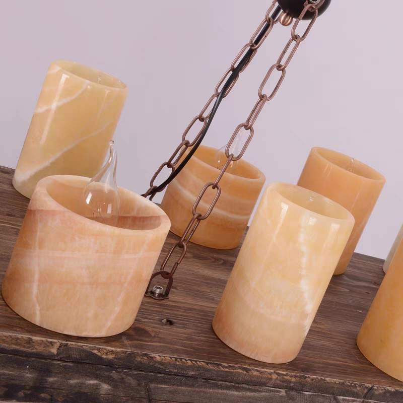Epoch Kronleuchter, Holz & Metall, 16-flaming