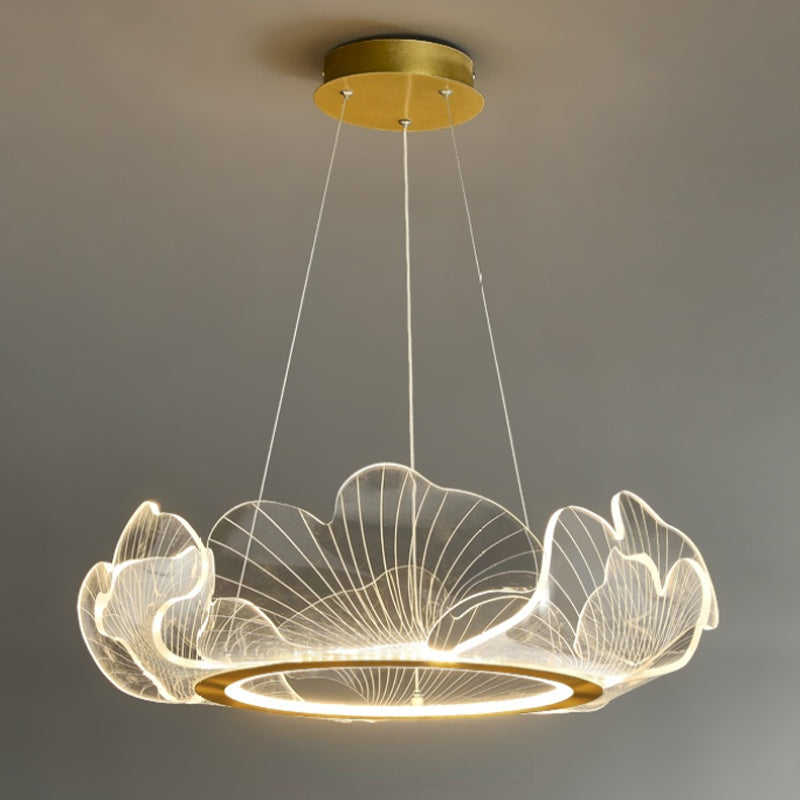 Kristy Design LED Kronleuchter Dimmbar Weiß Schlafzimmer