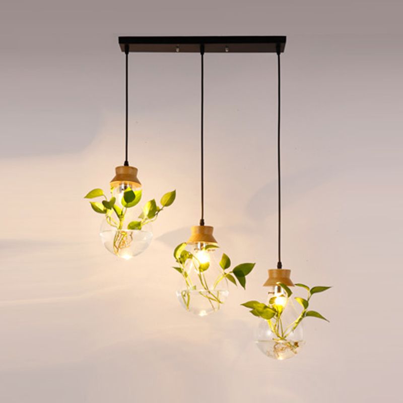 Ritta Pendelleuchte Pflanzentopf-Cluster, 2 Farben/Shape, 1/3-flammig