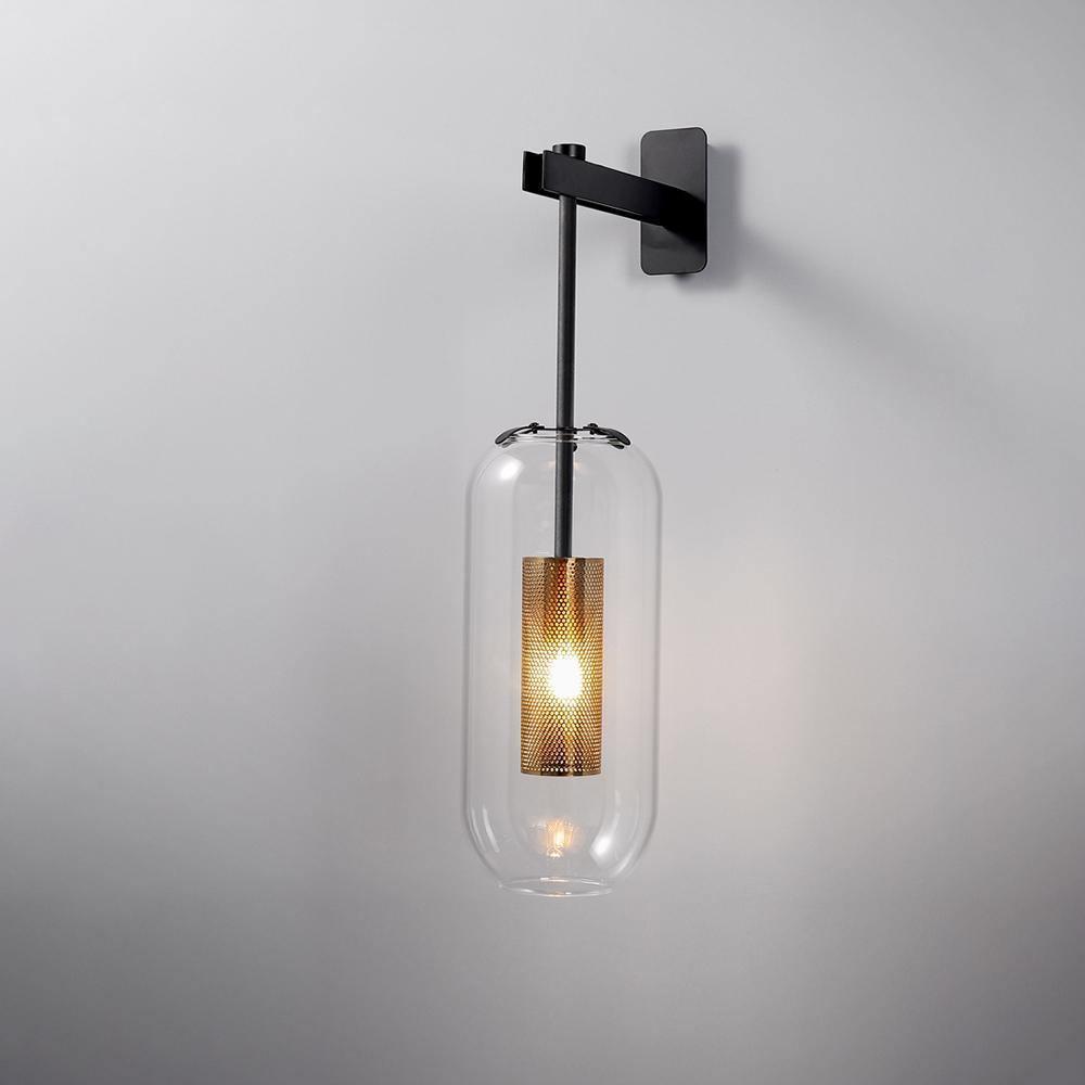 Eirinette Premium skandinavische Kunstglas-Wandleuchte