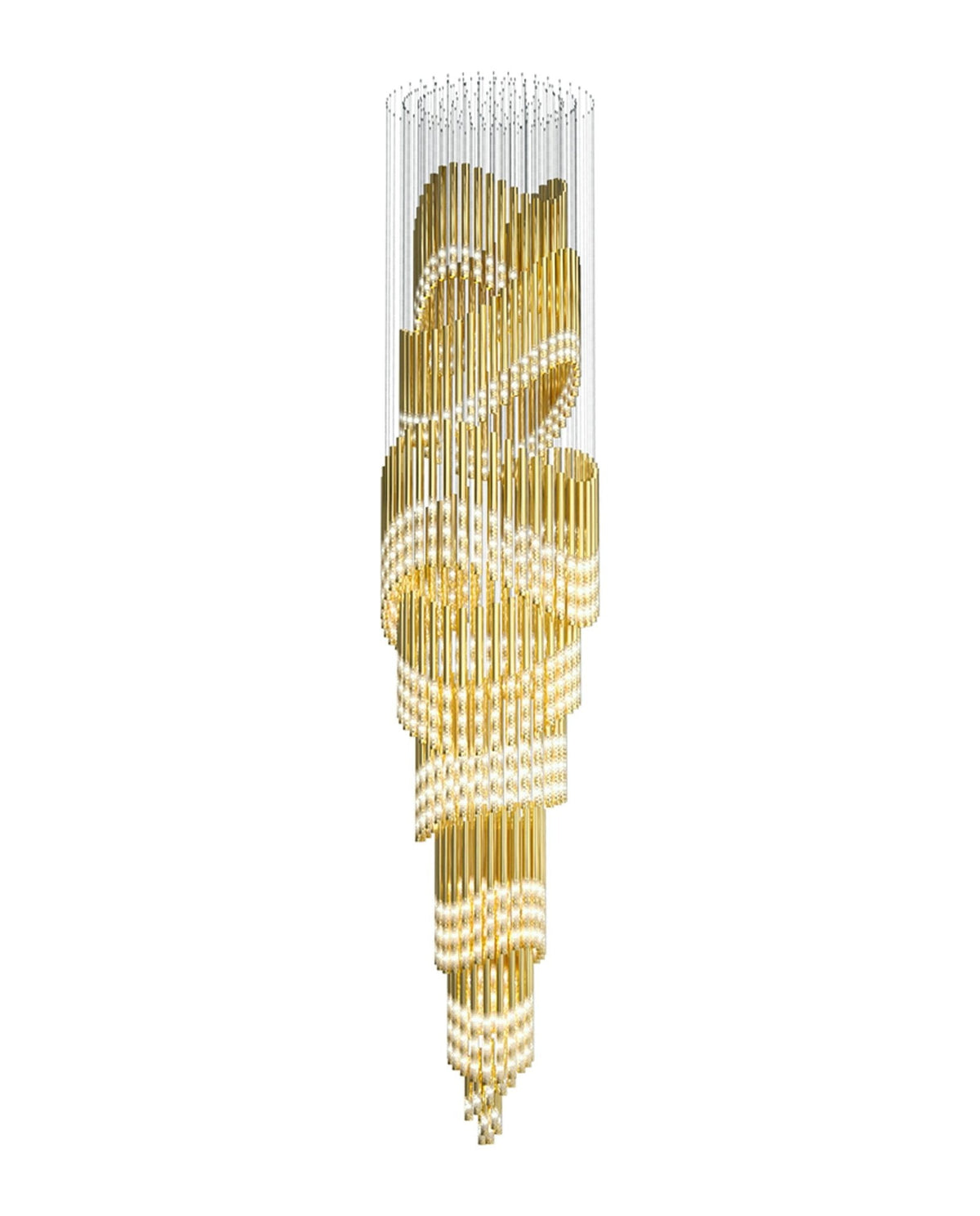 Ovynira Kronleuchter aus Gold