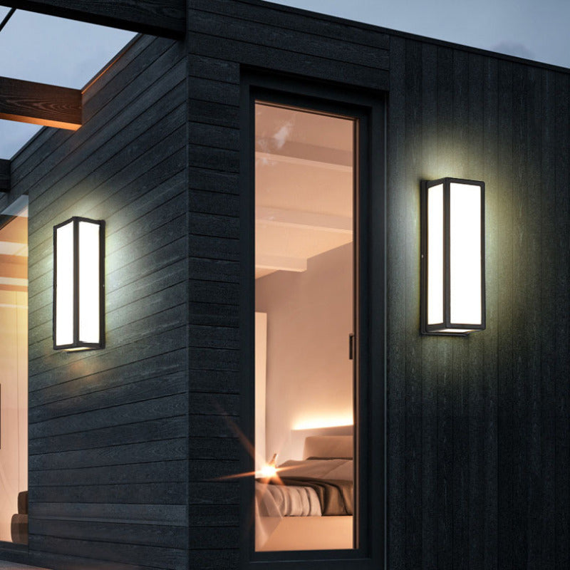Ray Wasserdichte Außen-Wandleuchte Wandlampe mit warmweißem LED-Licht