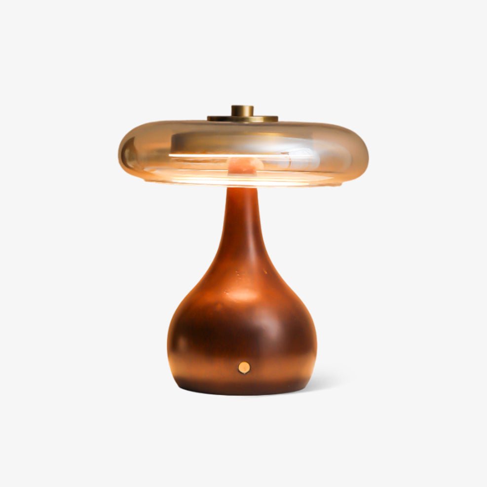 Airdes Vintage Tischleuchte aus Holz