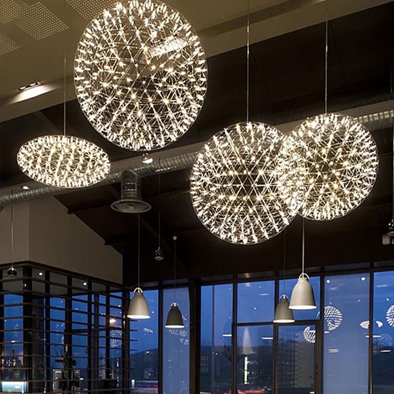 Kristy Kronleuchter Feuerwerk Schlaf/Wohnzimmer Design LED Metall