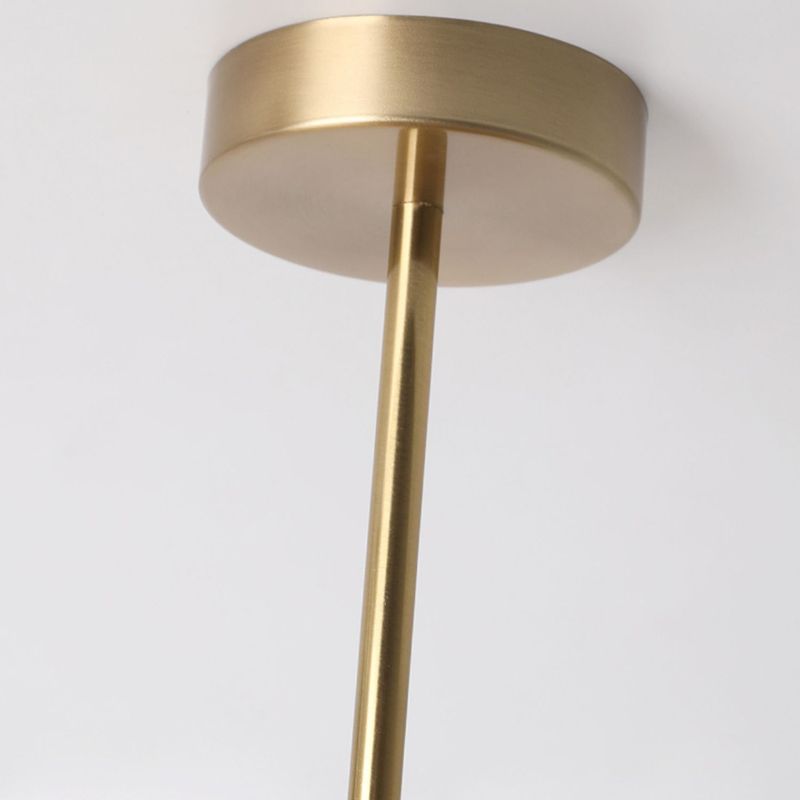 Valentina Modern LED Deckenleuchte Rund Weiß Schlaf/Wohnzimmer/Küche Metall/Glas