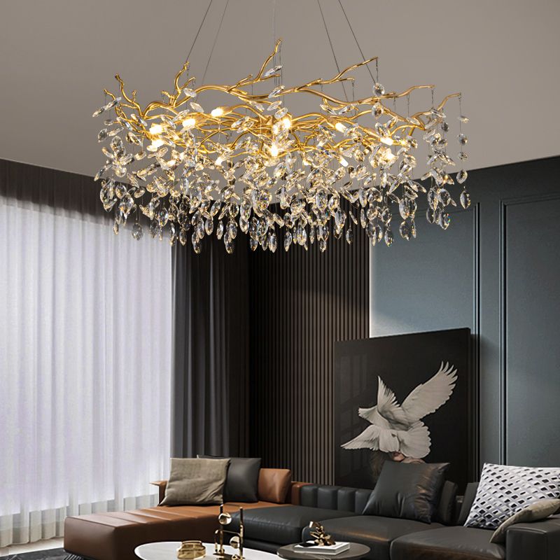 Kristy Kronleuchter Antiquität LED Gold Wohn/Schlafzimmer