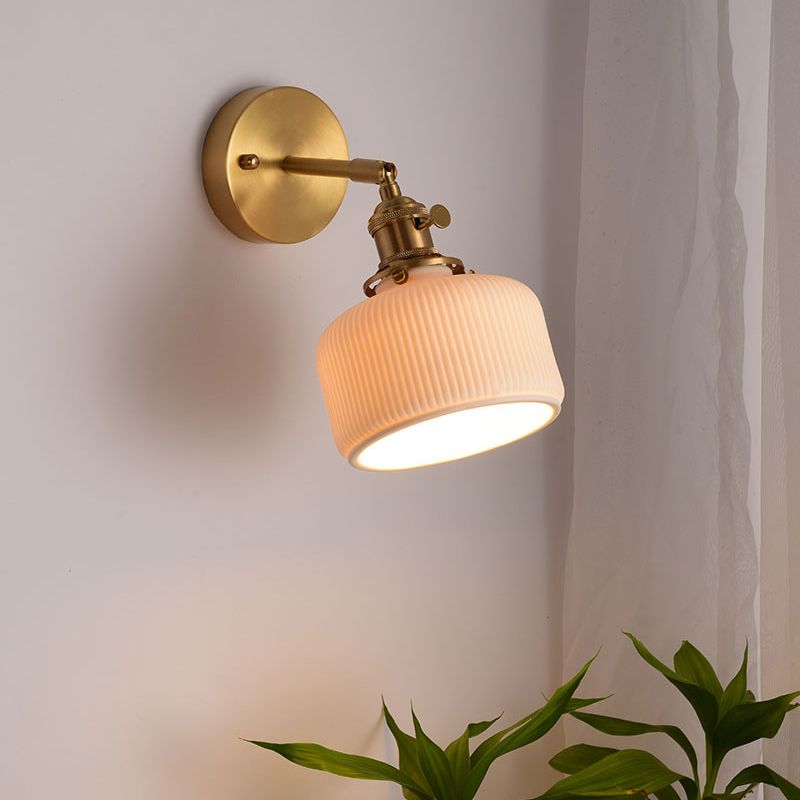 Arisha Moderne LED Wandleute Weiß/Gold Esszimmer/Wohnzimmer Metall