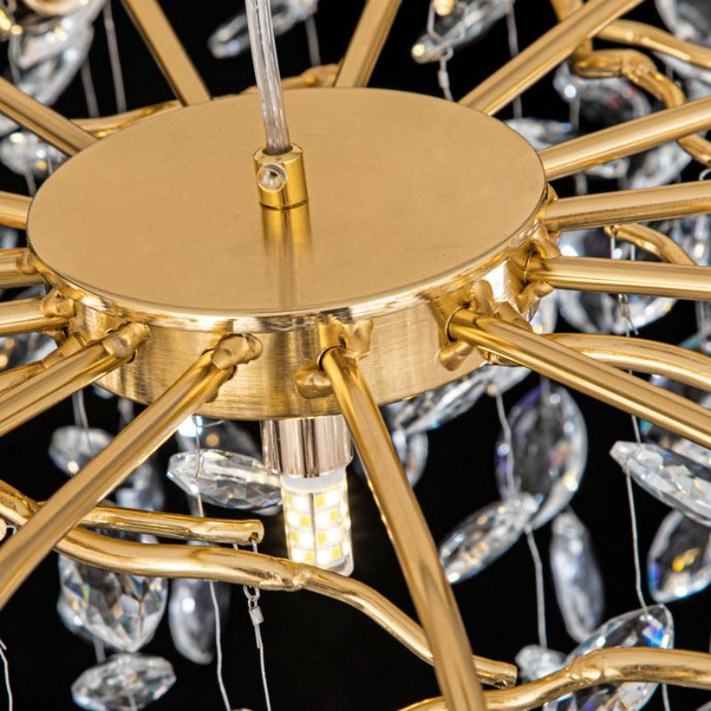 Kristy Kronleuchter Antiquität LED Gold Wohn/Schlafzimmer