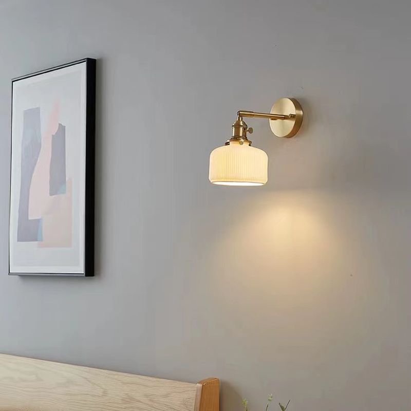 Arisha Moderne LED Wandleute Weiß/Gold Esszimmer/Wohnzimmer Metall