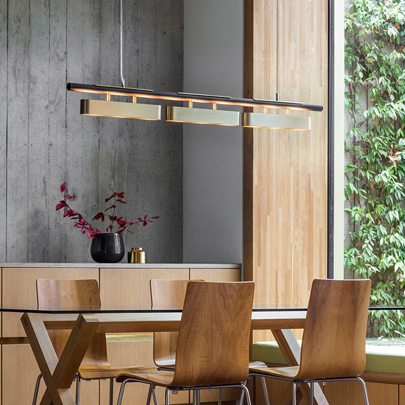 Arisha Moderne LED Pendelleuchte Arbeitszimmer/Schlafzimmer Gold
